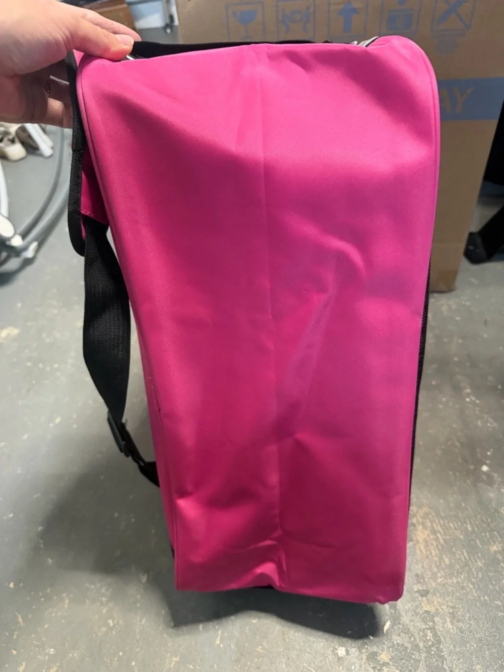 Pink and Black Pet Carrier Tote